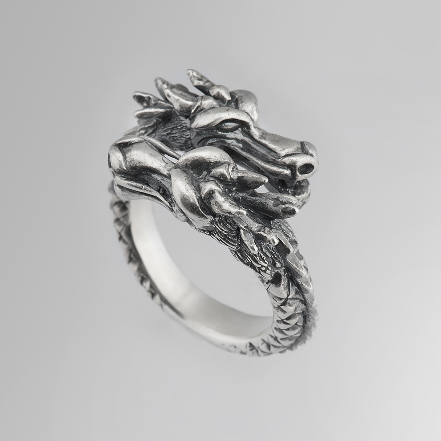 Twin Head Dragon | Rings by Kalico Lucy | Online Boutique Oz Abstract ...