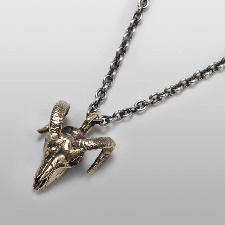 The Goat (Brass) | Pendants, Necklaces & Chokers by Oz Abstract Tokyo ...