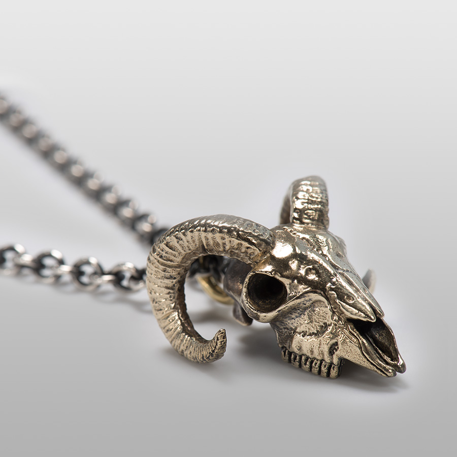 The Goat (Brass) | Pendants, Necklaces & Chokers by Oz Abstract Tokyo ...